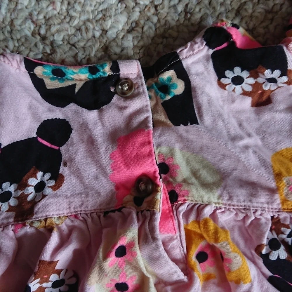Okie Doki Adorable Pink top & shorts Set size 5T